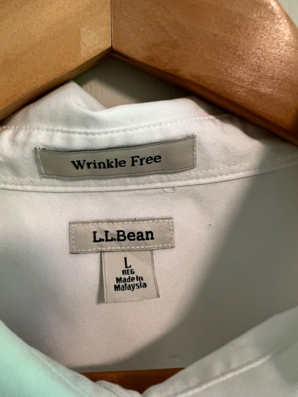 L.L. Bean Wrinkle Free 100% Cotton Women's Shirt-Large - Picture 2 of 5